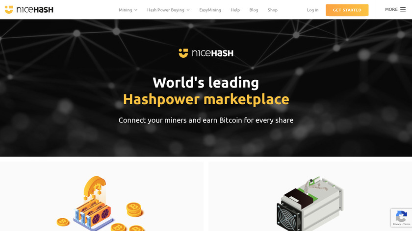 NiceHash Landing Page