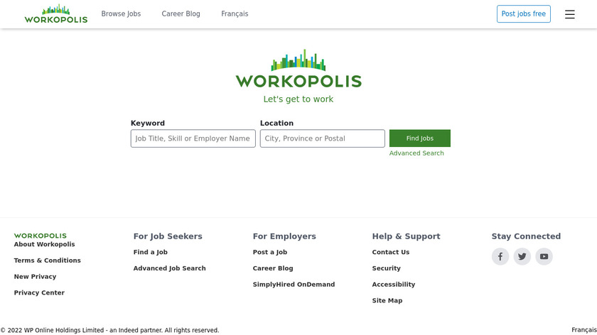 indeed VS Workopolis - compare differences & reviews?