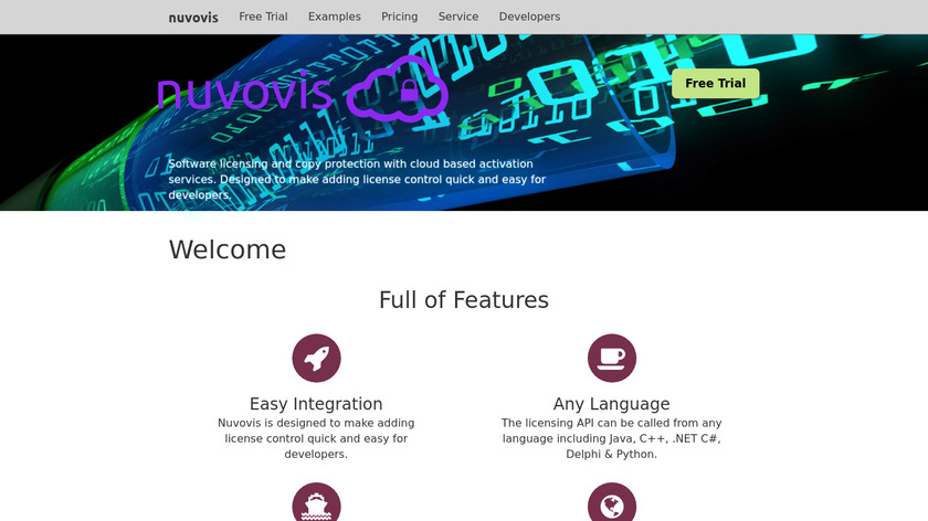 Nuvovis Landing Page