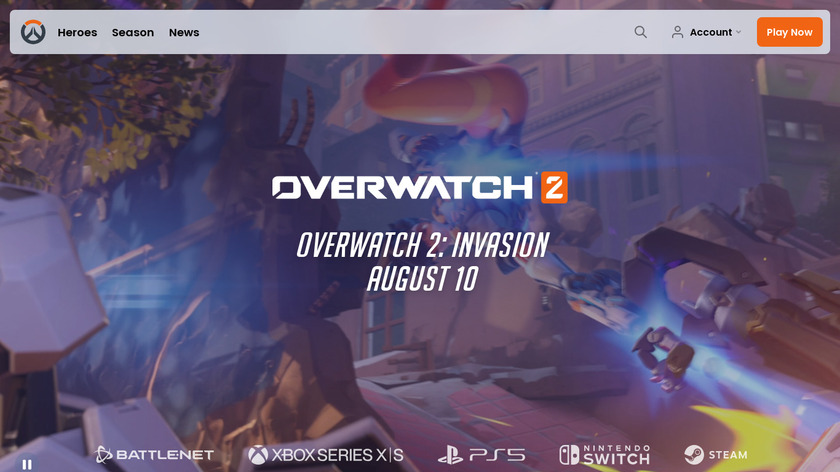 Overwatch Landing Page