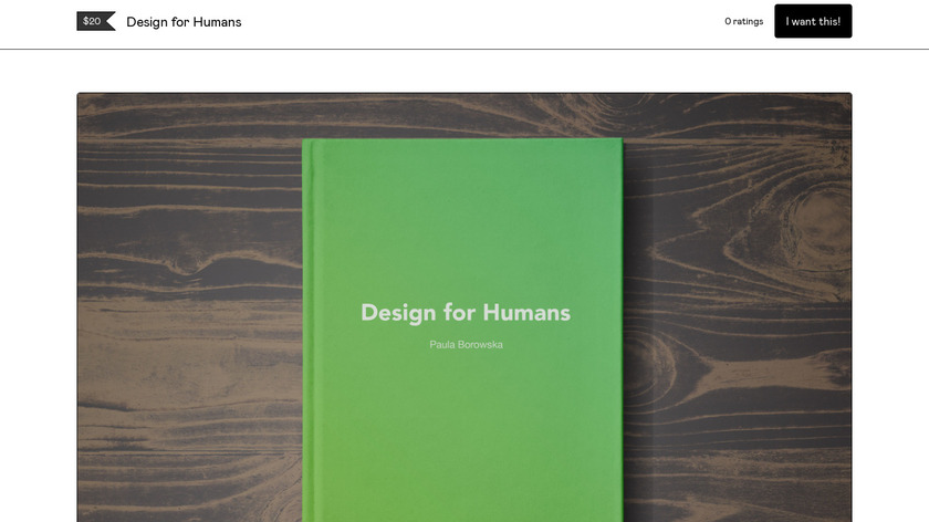 Design for Humans Landing Page