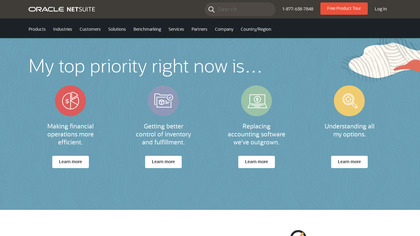 Oracle NetSuite screenshot