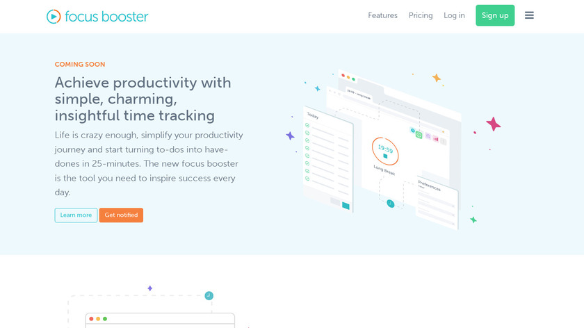 focus booster Landing Page