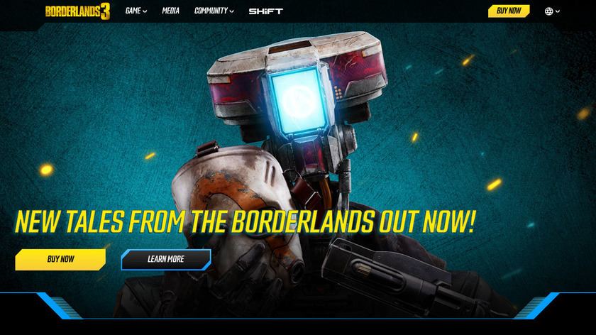 Borderlands Landing Page
