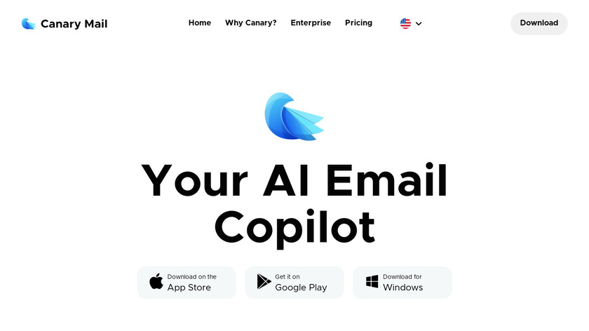 Canary Mail Landing Page
