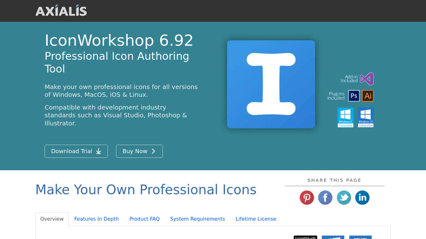 IconWorkshop Landing Page