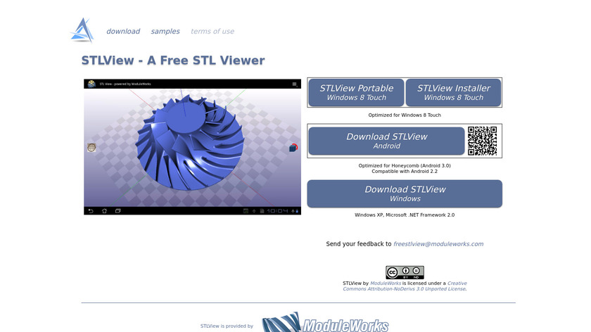 STLView Landing Page