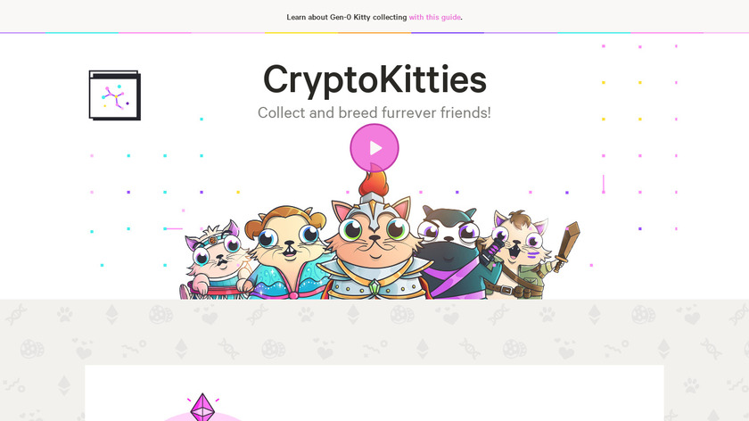 CryptoKitties Landing Page