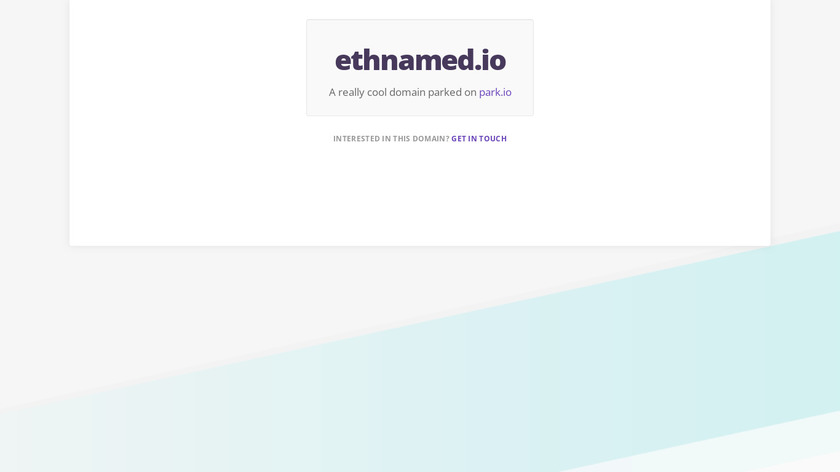 Ethnamed Landing Page