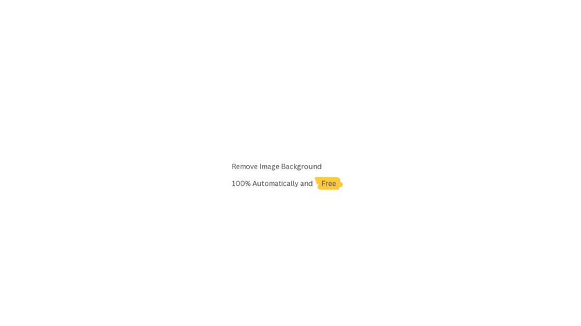 remove.bg Landing Page
