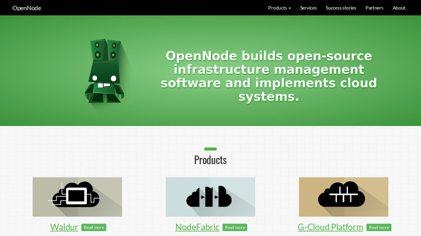 OpenNode Landing Page