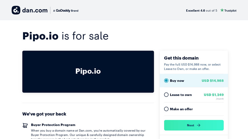 Pipo Landing Page