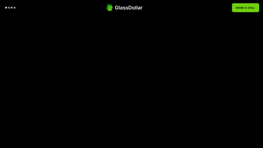 GlassDollar Landing Page