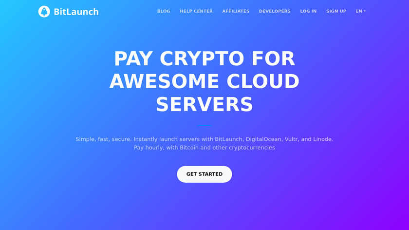 BitLaunch Landing Page