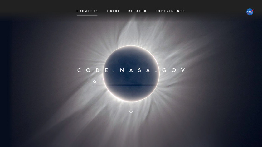 Code NASA Landing Page