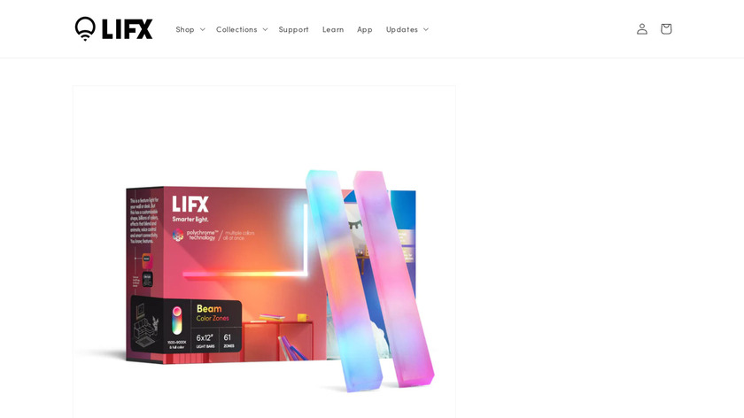 LIFX Beam Landing Page