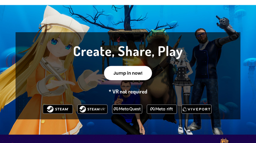 VRChat Landing Page