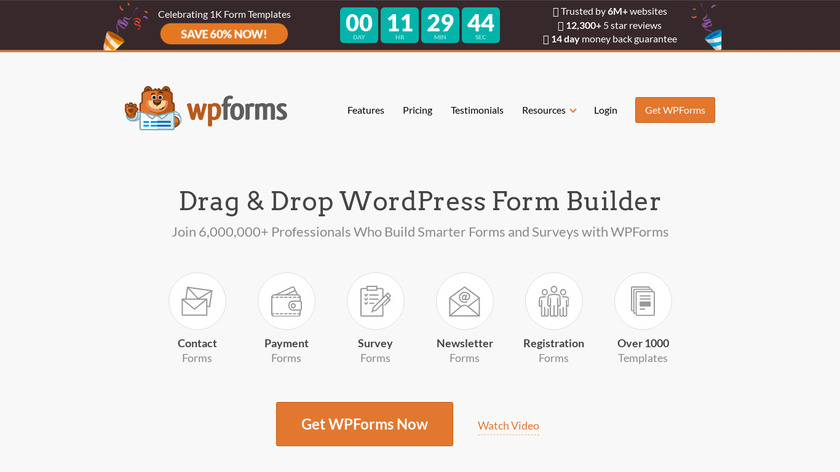 WPforms Landing Page