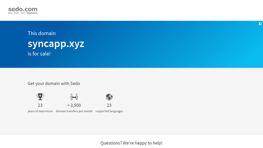 SyncApp.xyz Landing Page