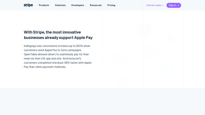Stripe: Apple Pay Landing Page
