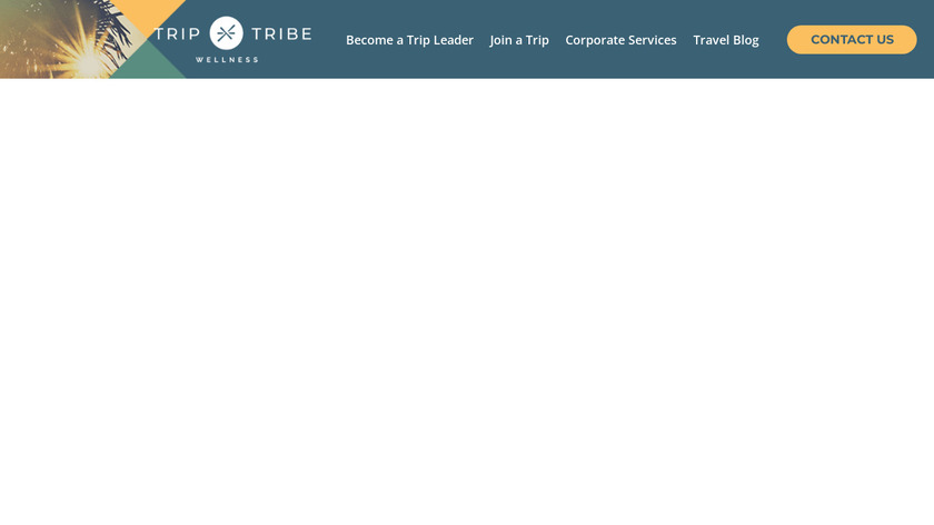 The Trip Tribe Landing Page