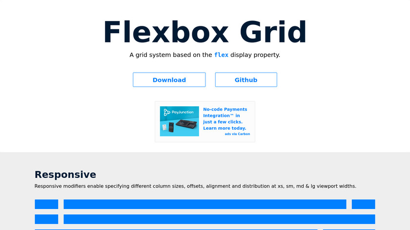 Flexbox Grid Landing Page