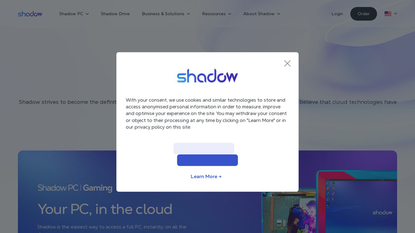 Shadow Landing Page