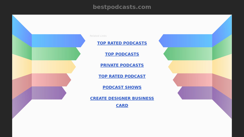 BestPodcasts Landing Page