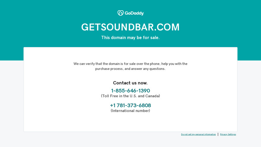 Soundbar Landing Page