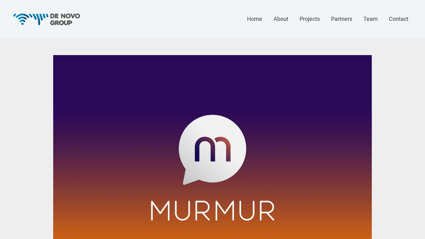 Murmur Landing Page