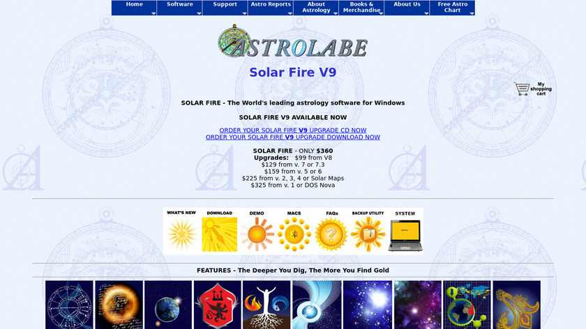 Solar Fire Landing Page