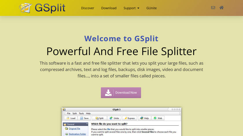 GSplit Landing Page