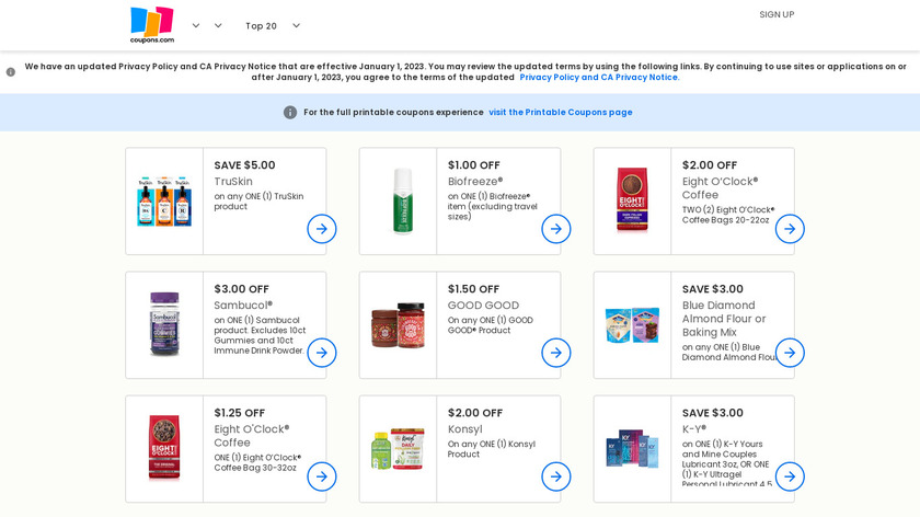 Grocery iQ Landing Page