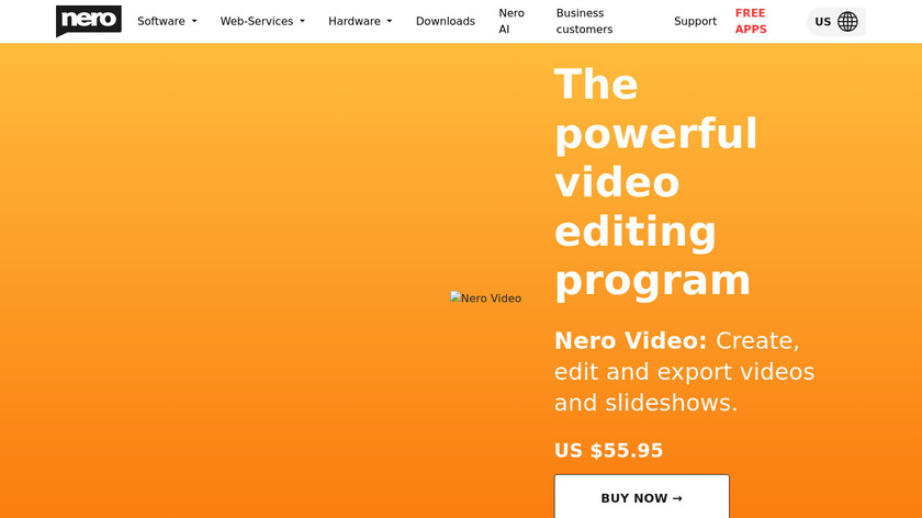 Nero Video Landing Page