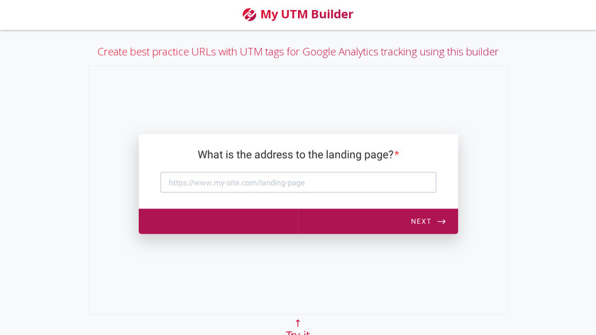 My UTM Builder Landing Page