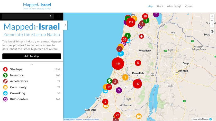 Mapped In Israel Landing Page