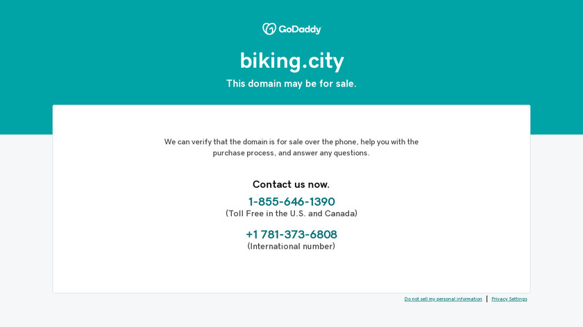 Biking.city 🚲 Landing Page