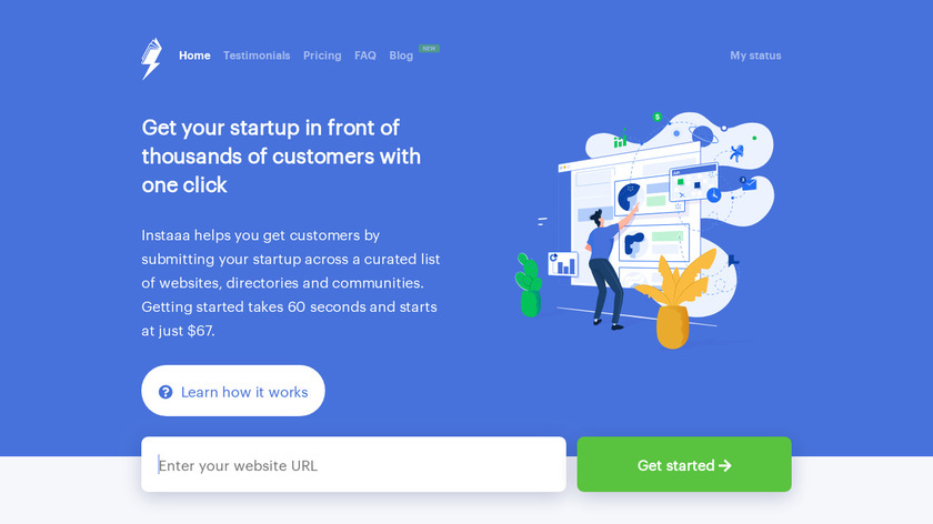 Instaaa Landing Page