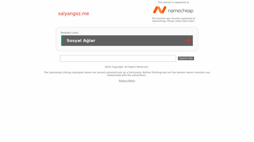 Salyangoz Landing Page