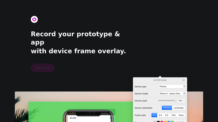 Overframe Landing Page