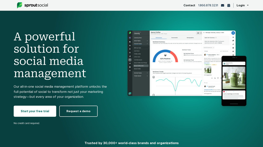 SproutSocial Landing Page