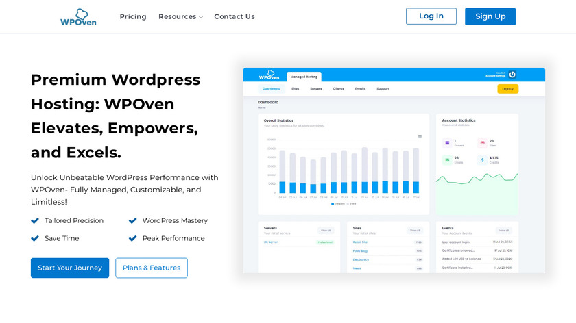 WPOven Landing Page