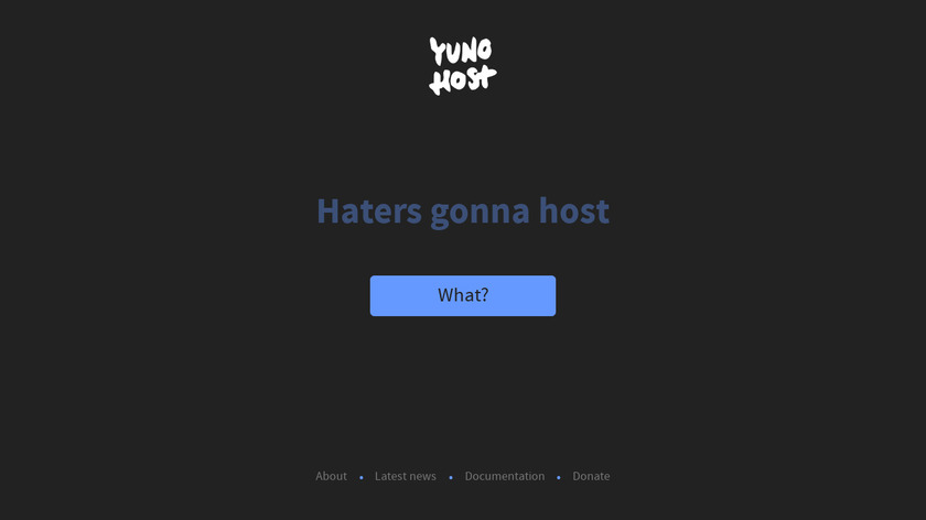 YunoHost Landing Page