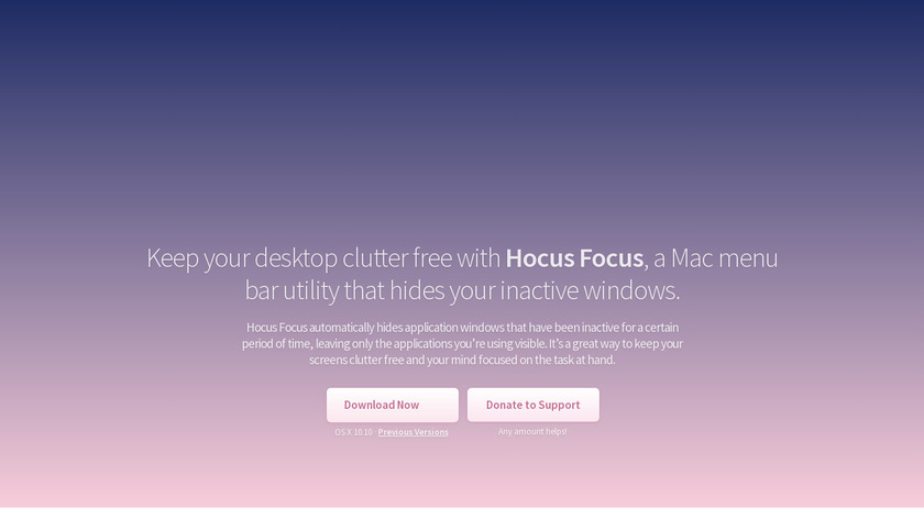 Hocus Focus Landing Page