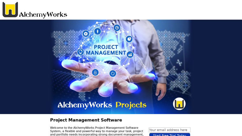 AlchemyWorks Projects Landing Page