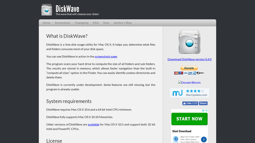 DiskWave Landing Page