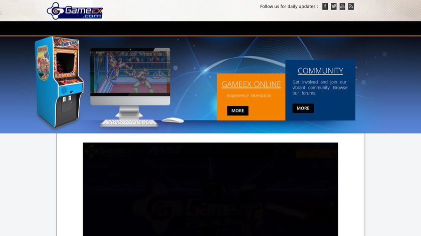 GameEx Landing Page