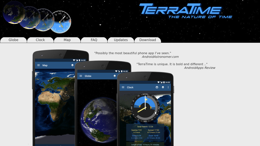 TerraTime Landing Page