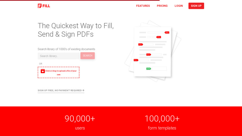 Fill Landing Page