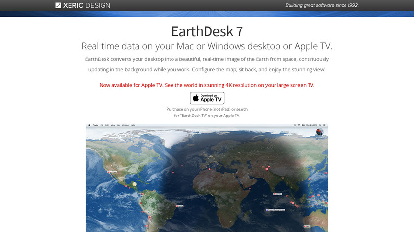 EarthDesk Landing Page